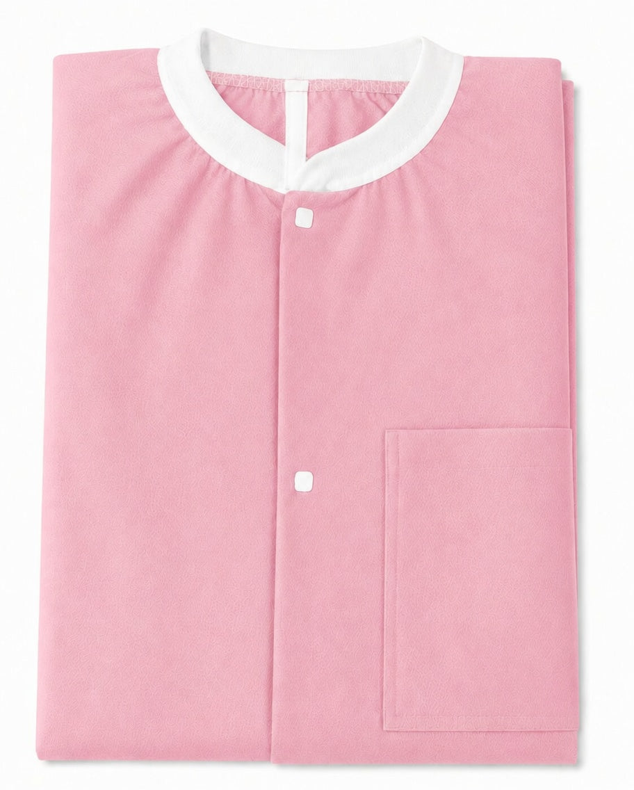 Hip Length Lab Jackets With Waist Snaps