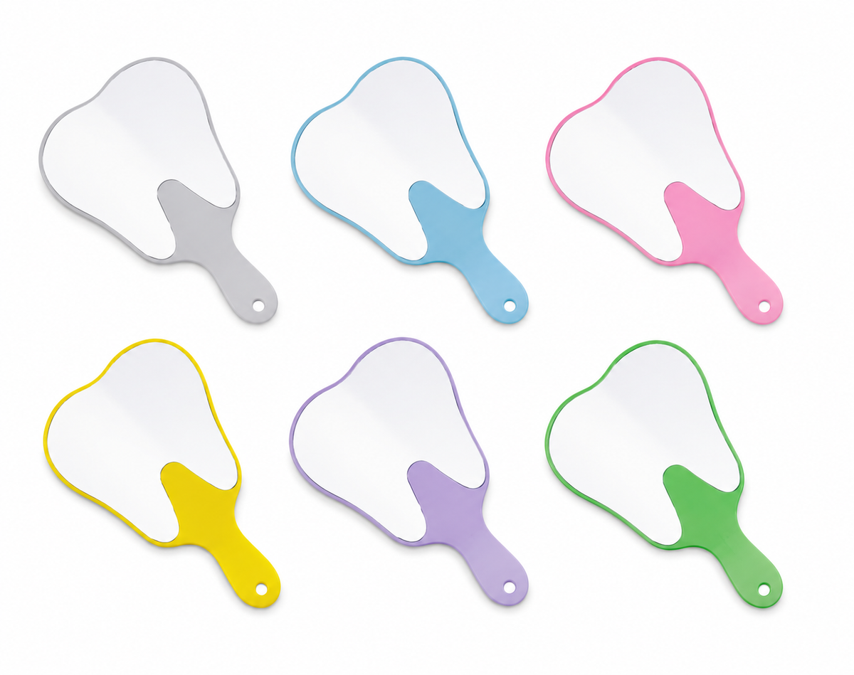 Tooth Shaped Dental Hand Mirrors