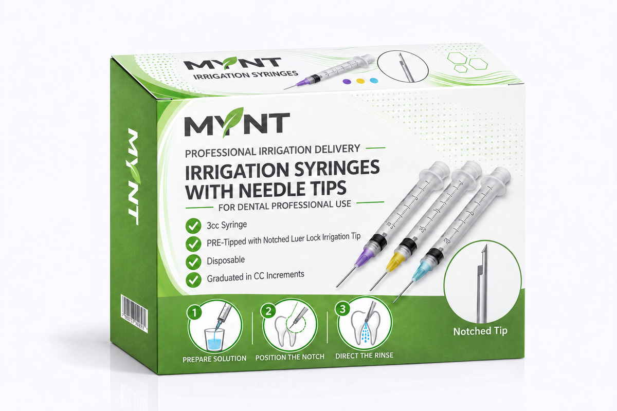 Irrigation Syringes With Needle Tips - Notched Tip