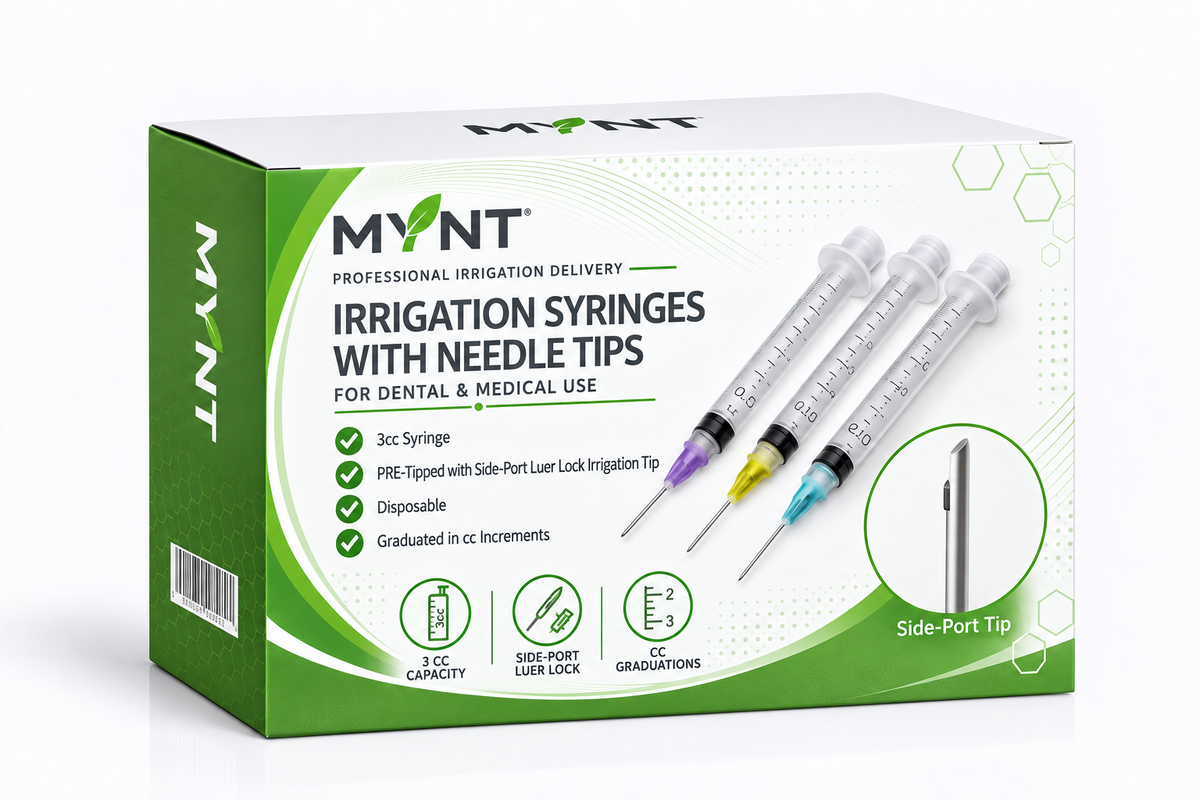 Irrigation Syringes With Needle Tips - Side Port Tip