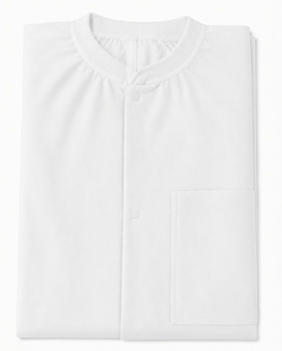 Hip Length Lab Jackets With Waist Snaps