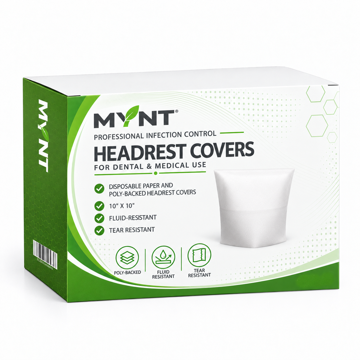 Paper Headrest Covers  10" x 10"