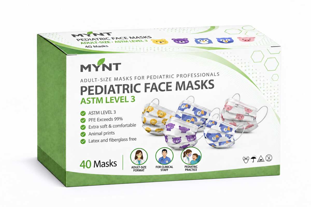 Face Masks – ASTM 3 - Pediatric Animal Designs (For Adult Use)