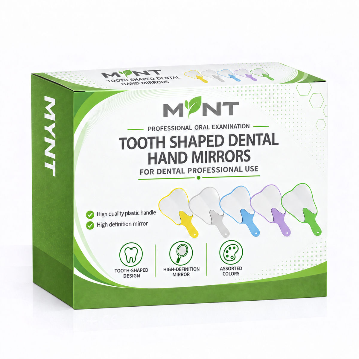 Tooth Shaped Dental Hand Mirrors