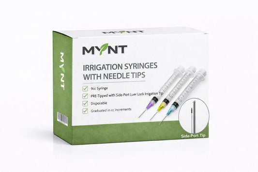 Irrigation Syringes With Needle Tips - Side Port Tip
