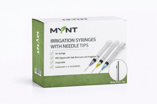 Irrigation Syringes With Needle Tips - Side Port Tip