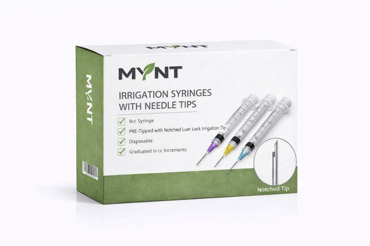 Irrigation Syringes With Needle Tips - Notched Tip