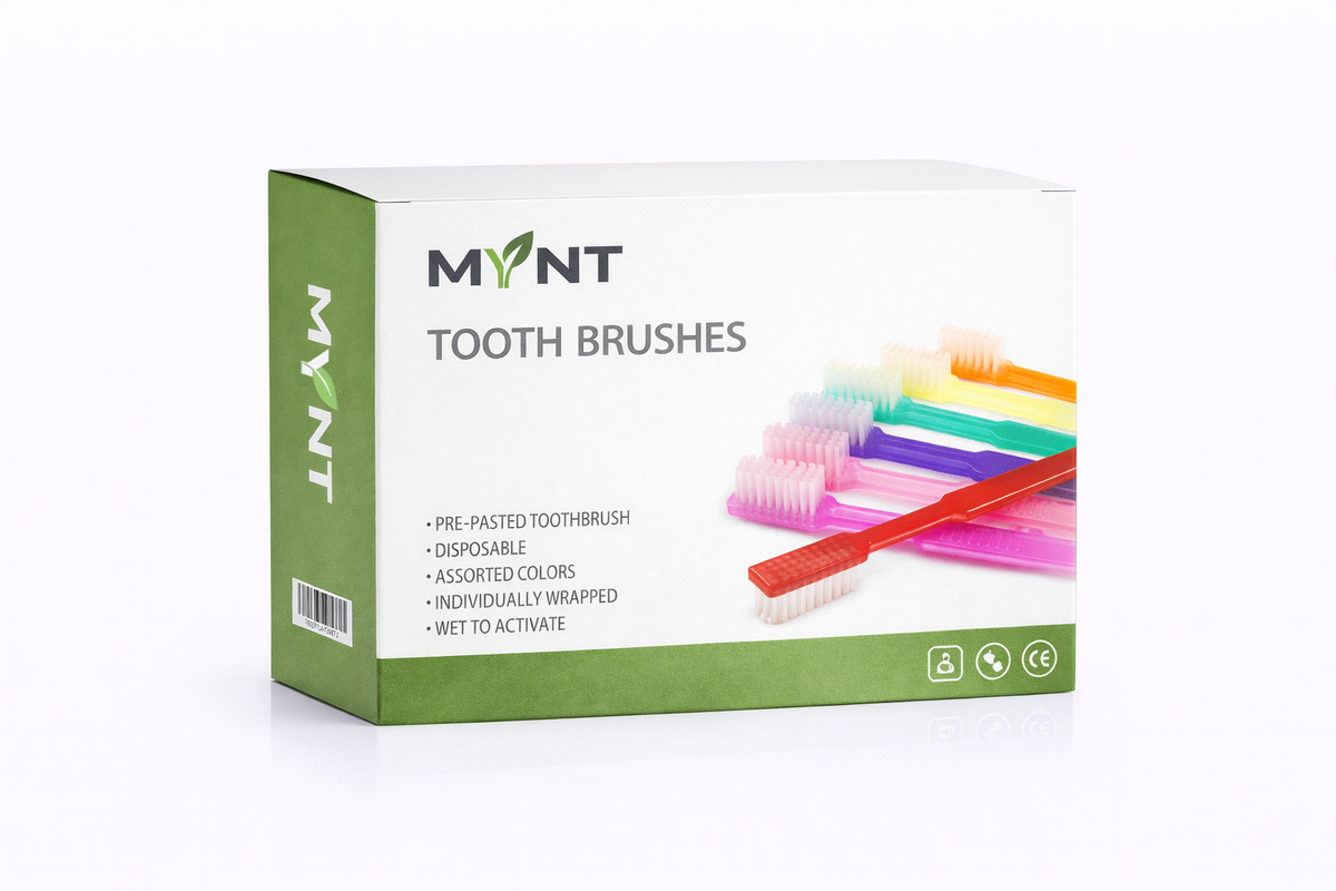 Disposable Pre-Pasted Toothbrushes